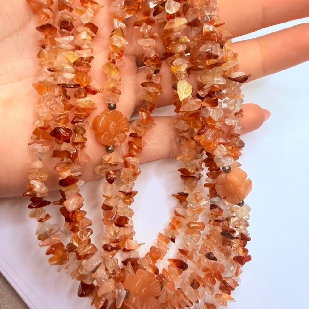 AMBER STERLING NECKLACE